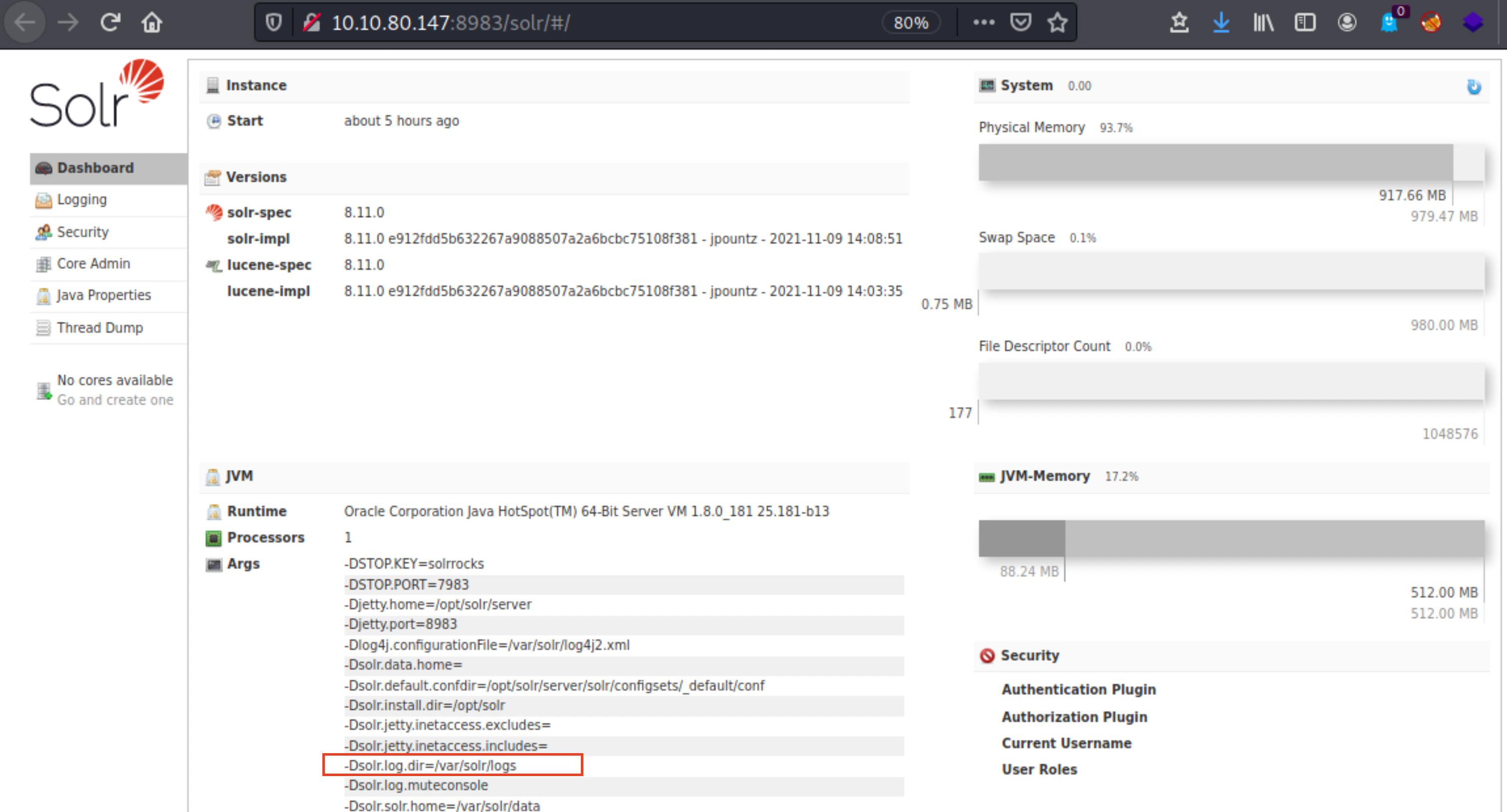 Solr panel